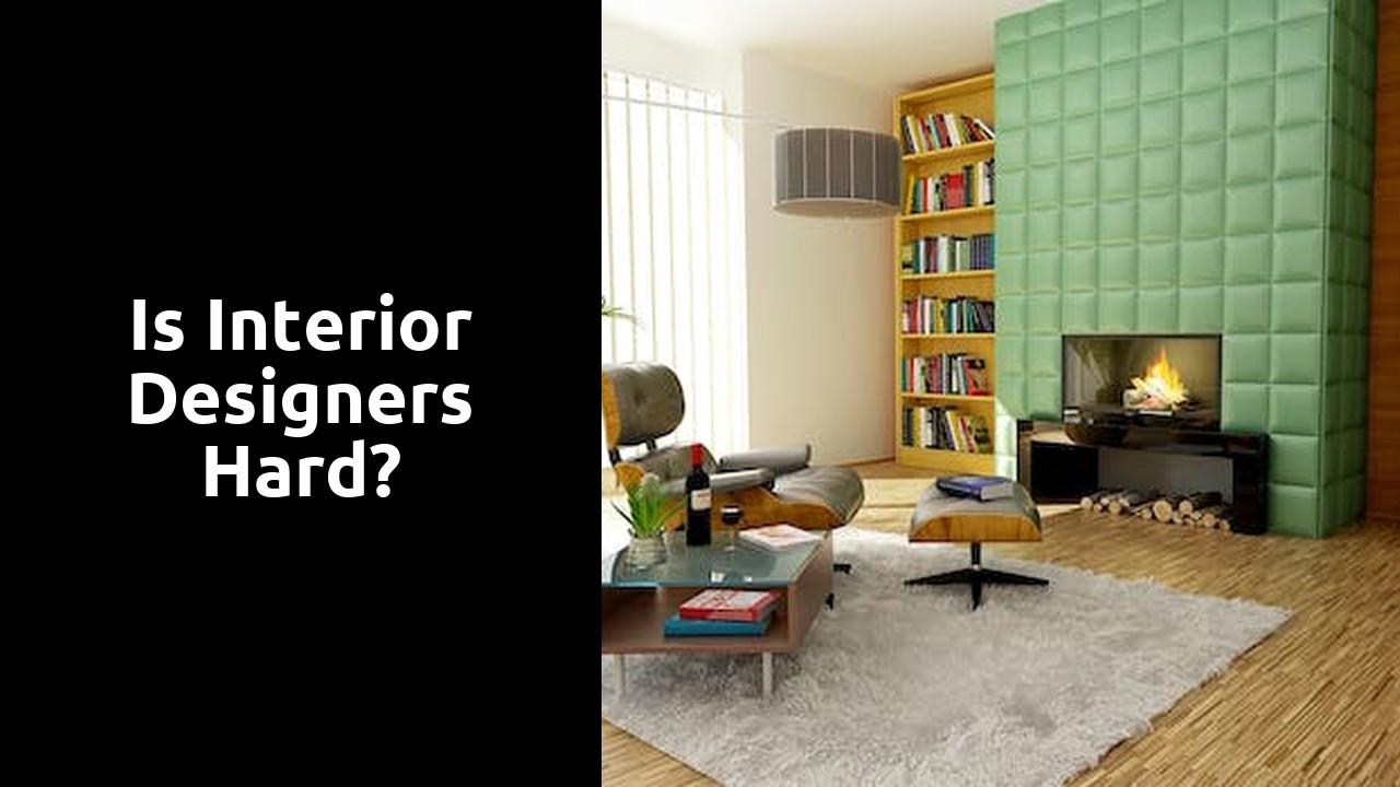 Is interior designers hard?