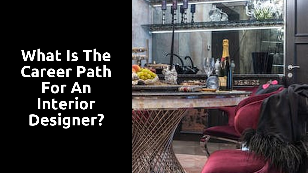 What is the career path for an interior designer?
